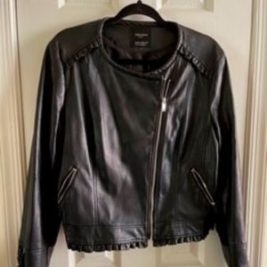 Zara Faux leather jacket sz. xxl black